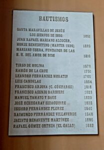 Bautismos Parroquia de San Sebastián