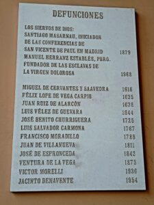 Difuntos Parroquia de San Sebastián